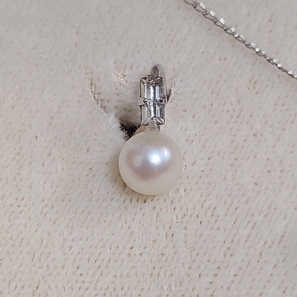 Vintage 50s Amco Jewels Pearl Necklace & Earring Set - Picture 3 of 5